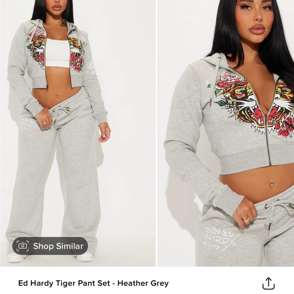 Ed Hardy Sweatsuit (set) - Picture 1 of 2